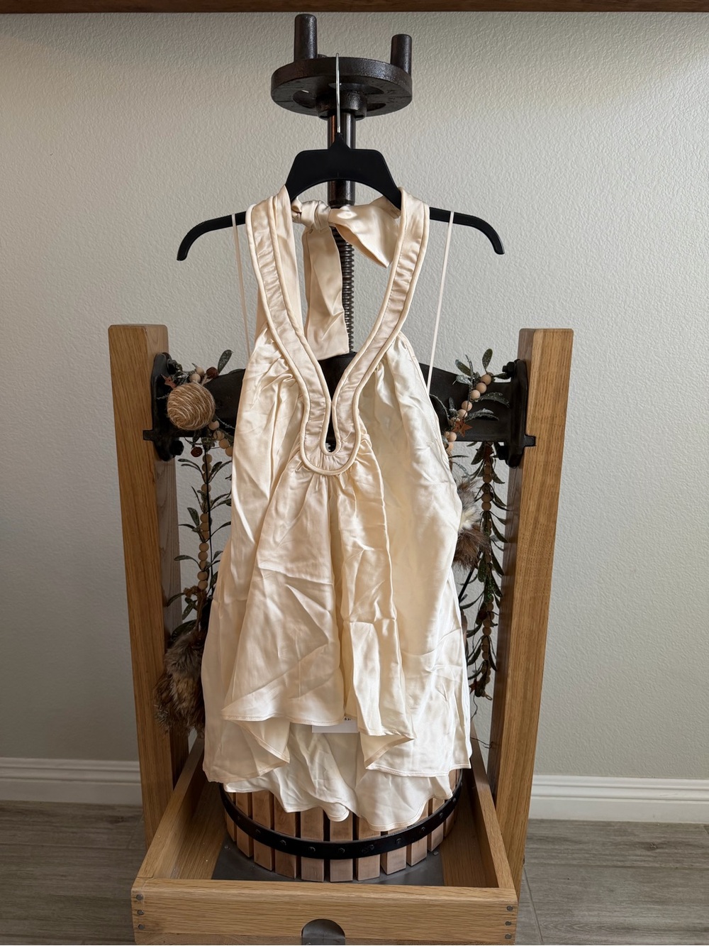 Parker Satin Halter Top - Size M